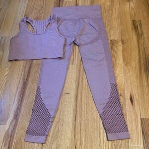 Two-Piece Workout Set, Leggings + Sports Bra